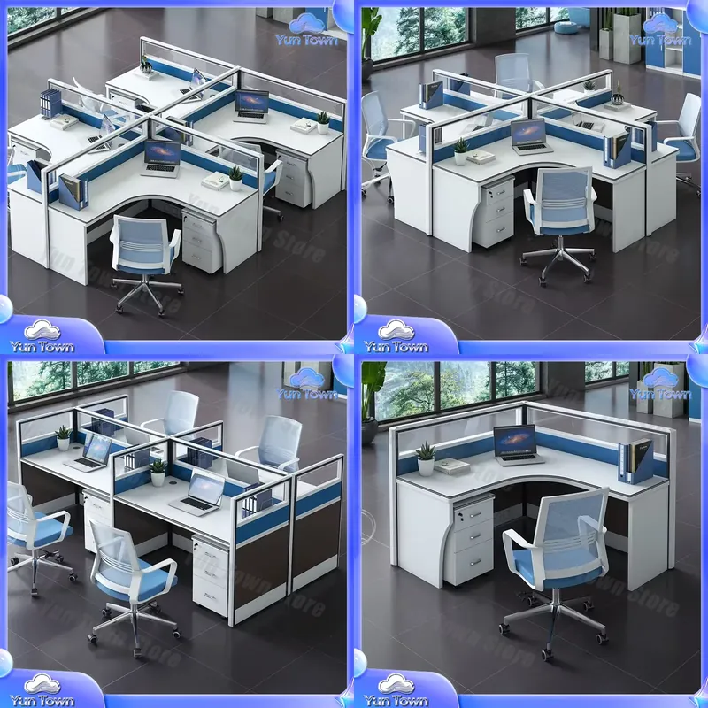 Desk Setup Workspace - Modern Açık Modüler Ofis Masası, 4