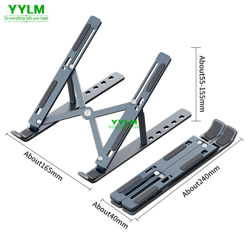 Desk Setup Pink - YYLM N3 Taşınabilir Dizüstü Bilgisayar Standı