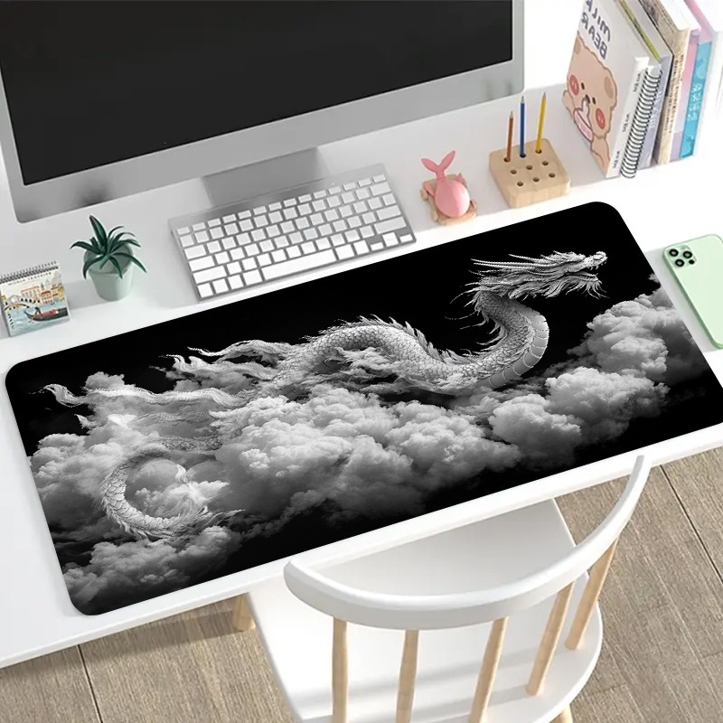 Siyah Beyaz Ejderha Oyuncu Mou - Desk Setup Black And White incelemesi ve fiyatı