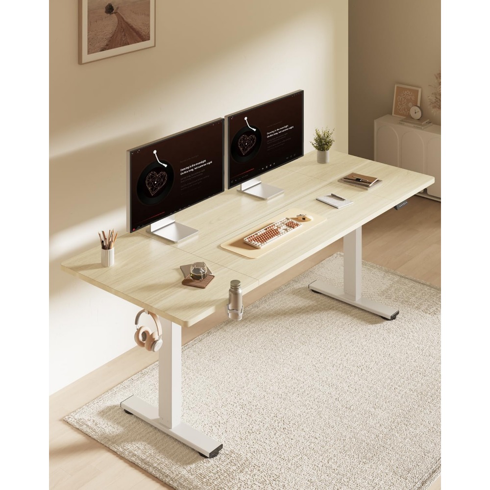 FLEXISPOT 63x32 İnç Elektrikli - Desk Setup Workspace incelemesi ve fiyatı