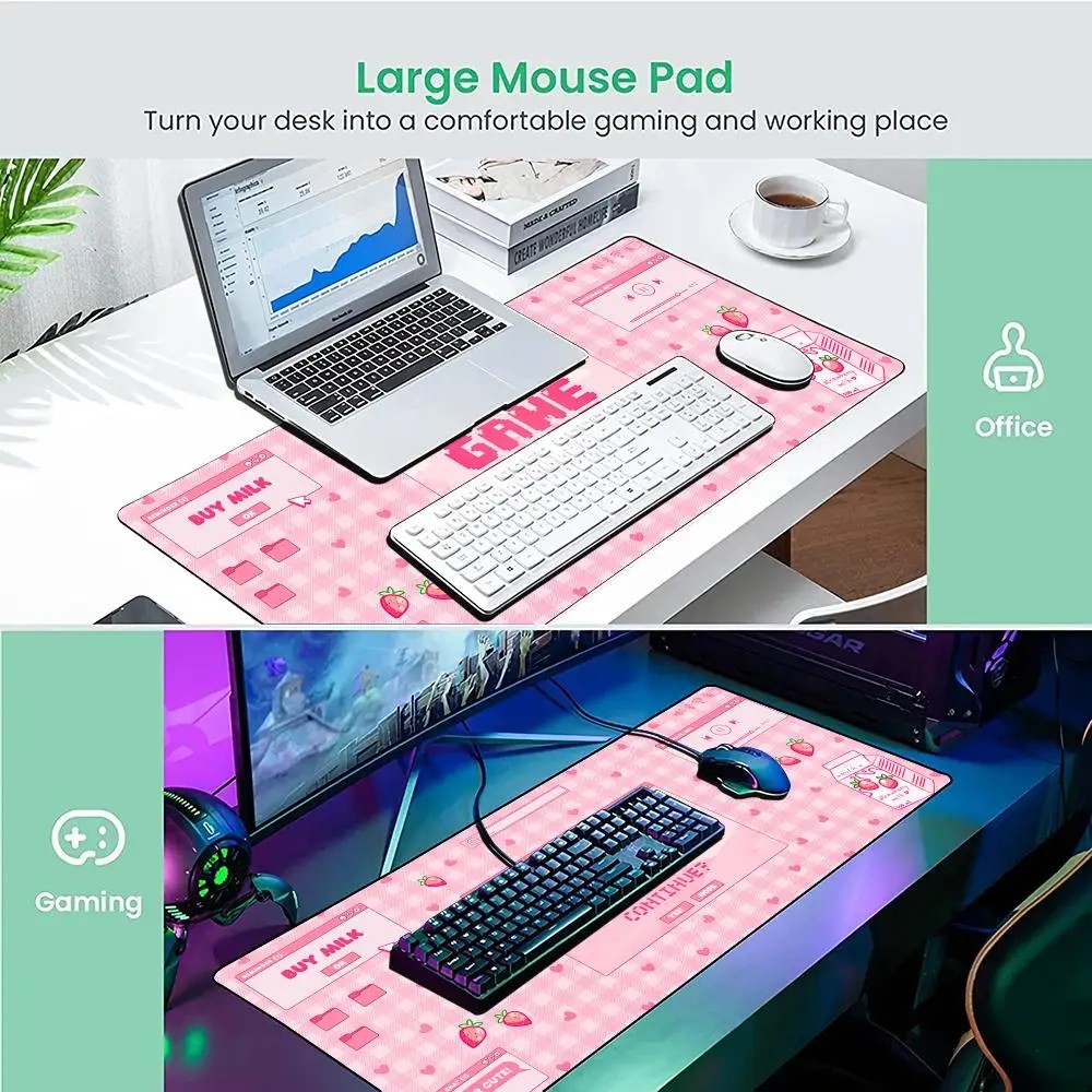 VIKAMA Pembe Ekose GAME OVER P - Desk Setup Pink incelemesi ve fiyatı