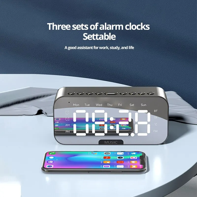 1 adet LED dijital alarmlı saa - Desk Setup Speakers incelemesi ve fiyatı
