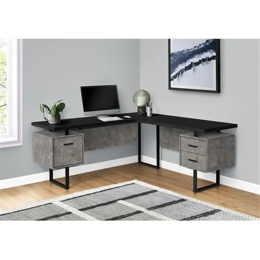 L Şeklinde 70 cm Bilgisayar Ma - Desk Setup Grey incelemesi ve fiyatı
