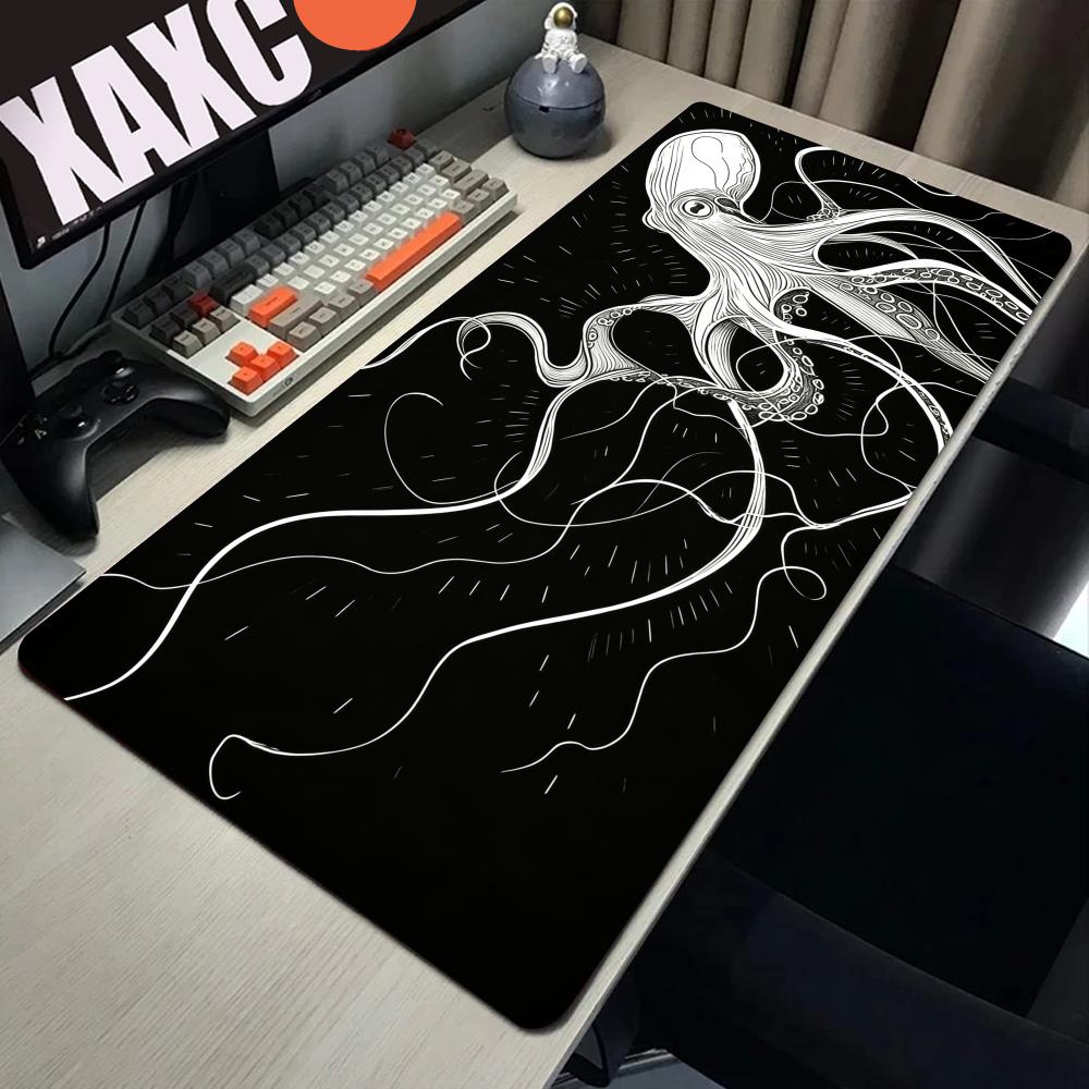 HYBXAXC Ahtapot Mouse Pad, Siy - Desk Setup Black And White incelemesi ve fiyatı