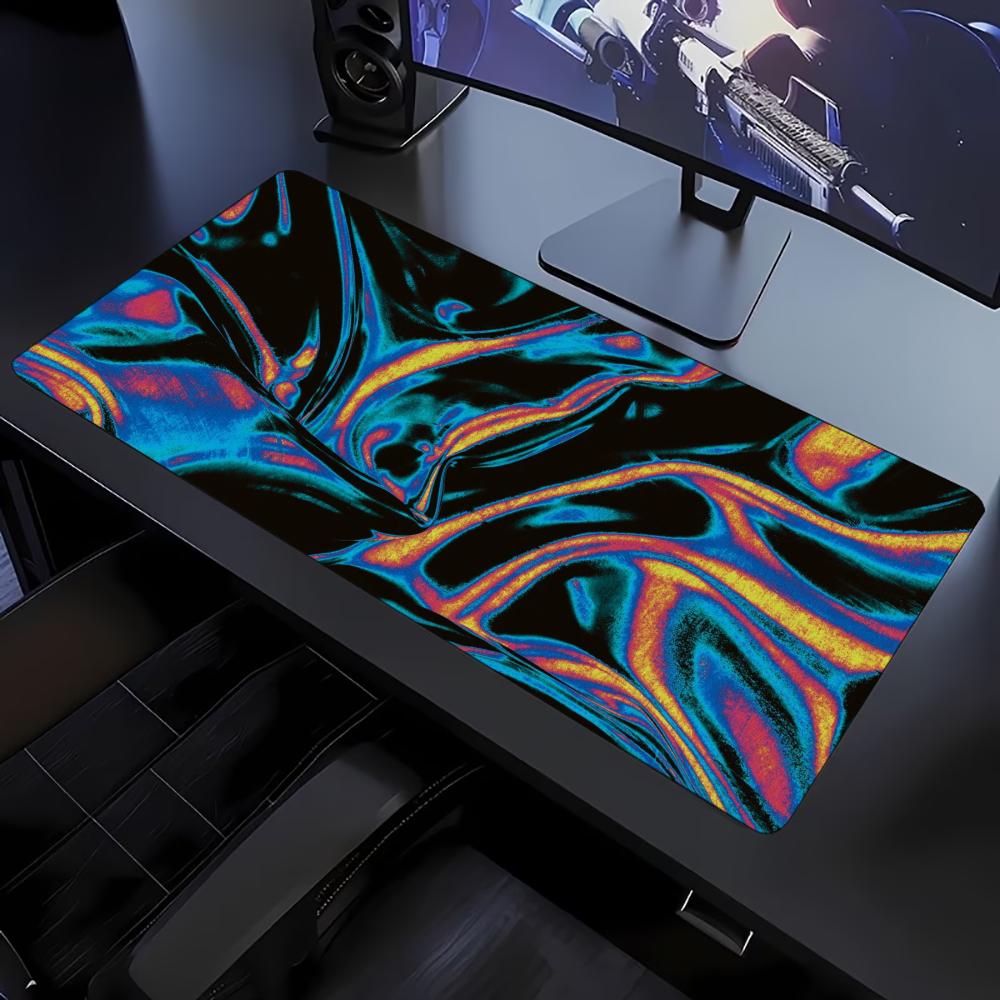 Renkli Sıvı Döngü Desenli Büyü - Desk Setup Workspace incelemesi ve fiyatı