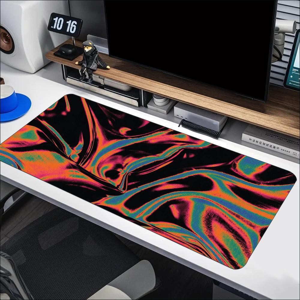 Renkli Sıvı Döngü Desenli Büyü - Desk Setup Workspace incelemesi ve fiyatı