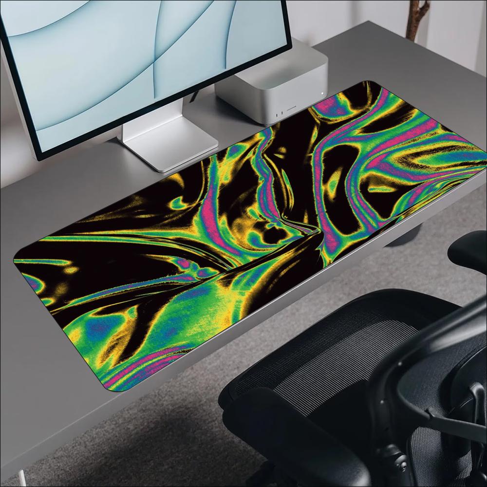Renkli Sıvı Döngü Desenli Büyü - Desk Setup Workspace incelemesi ve fiyatı