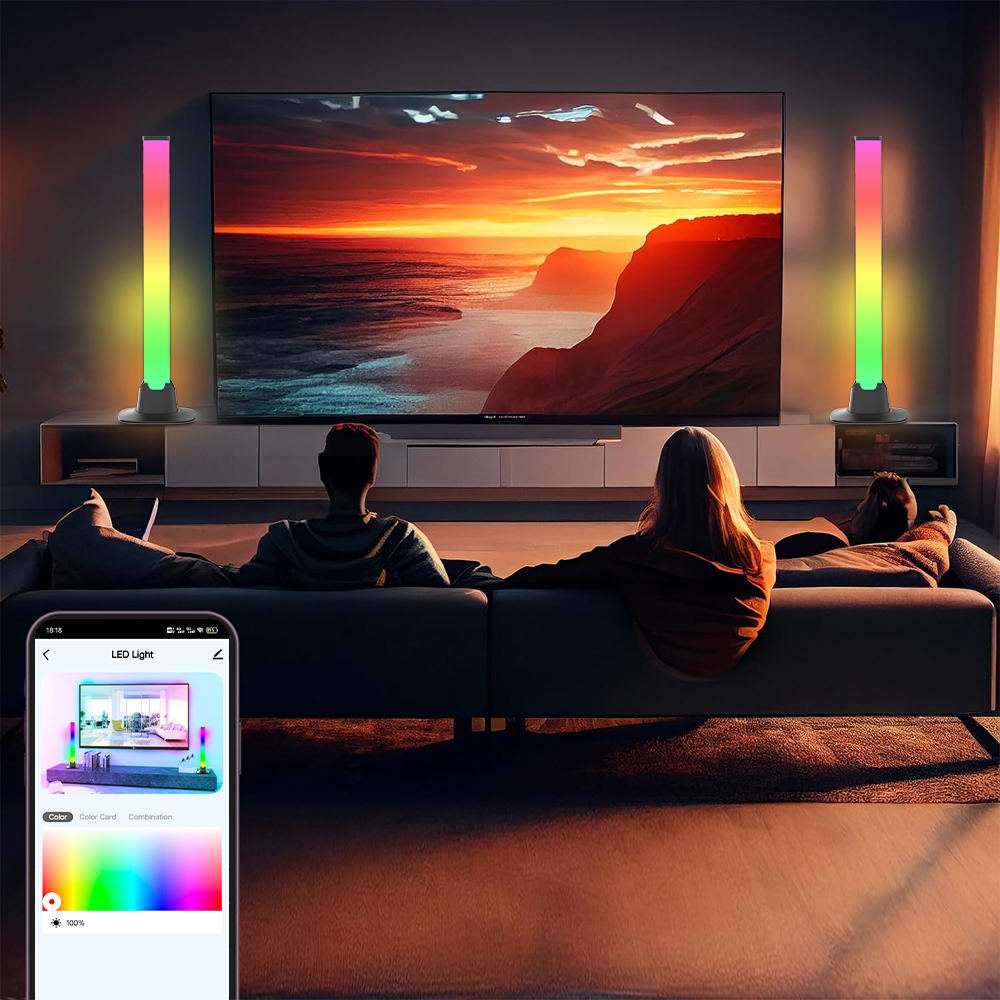 RGB LED Işıklar Bar Bluetooth  - Desk Setup With Tv incelemesi ve fiyatı