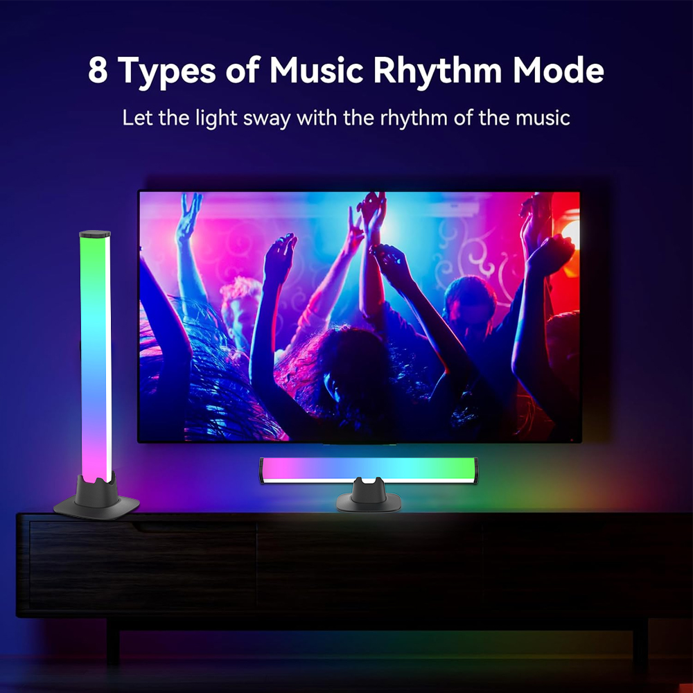 RGB LED Işıklar Bar Bluetooth  - Desk Setup With Tv incelemesi ve fiyatı