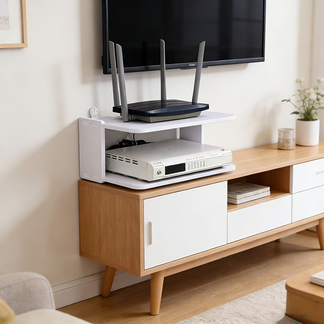 Duvara Monte Edilen Router ve  - Desk Setup With Tv incelemesi ve fiyatı