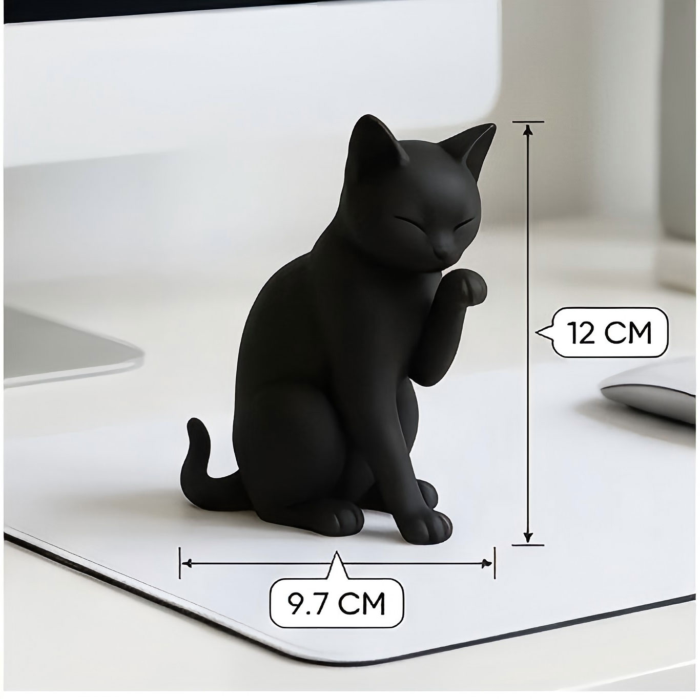 Kedi Figürlü 3D Minimalist Mas - Desk Setup Workspace incelemesi ve fiyatı