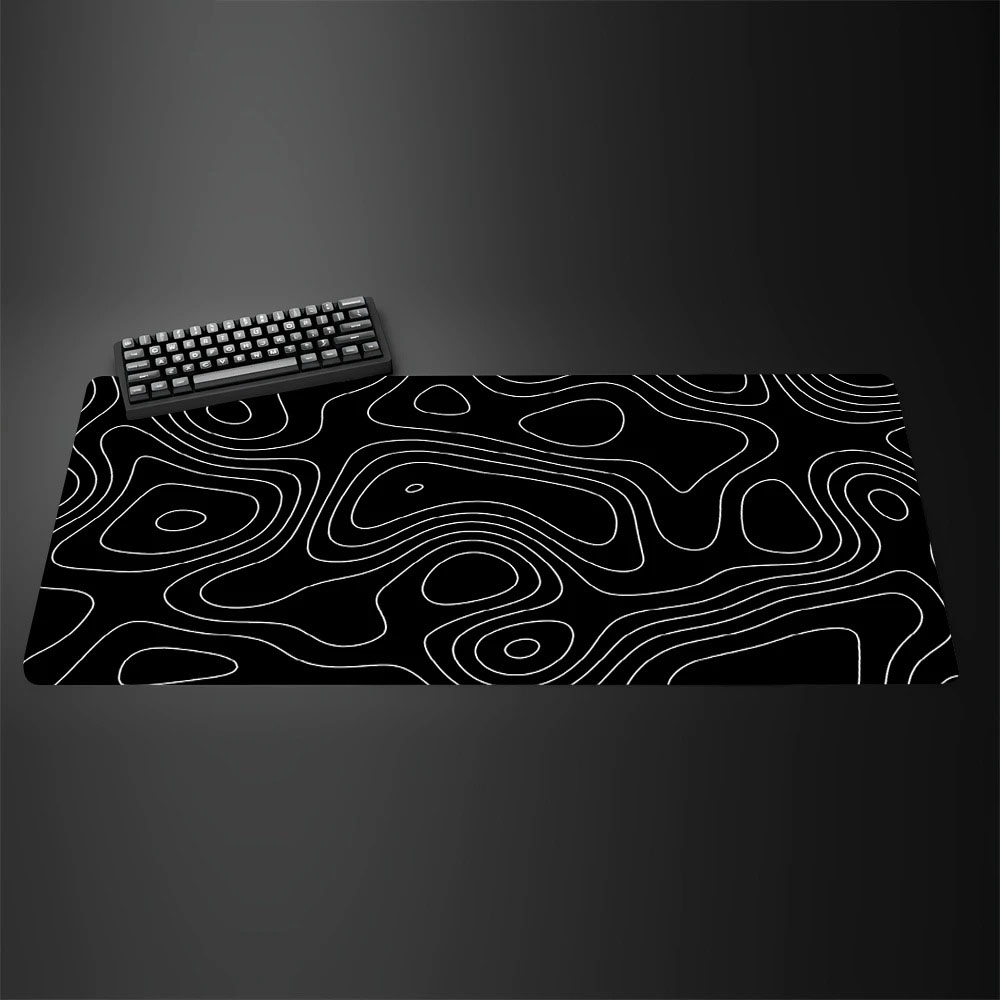 Topografik Harita Büyük Oyun M - Desk Setup Black And White incelemesi ve fiyatı