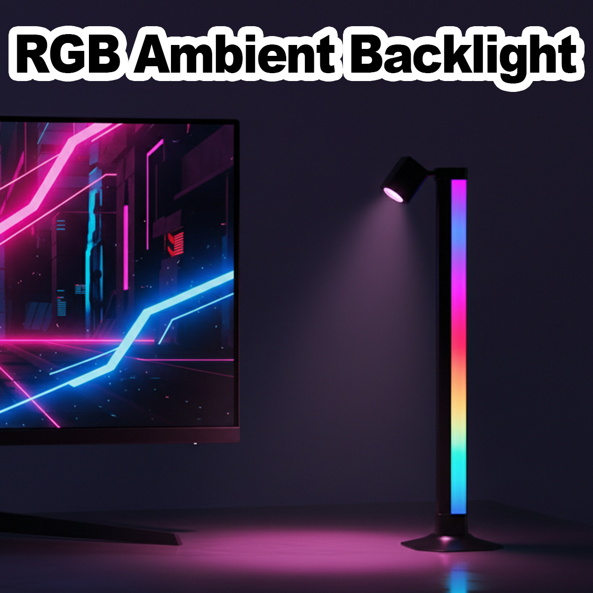 Akıllı Işık Çubuğu LED RGB Müz - Desk Setup With Tv incelemesi ve fiyatı